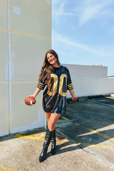 Double Zero Sequin Dress