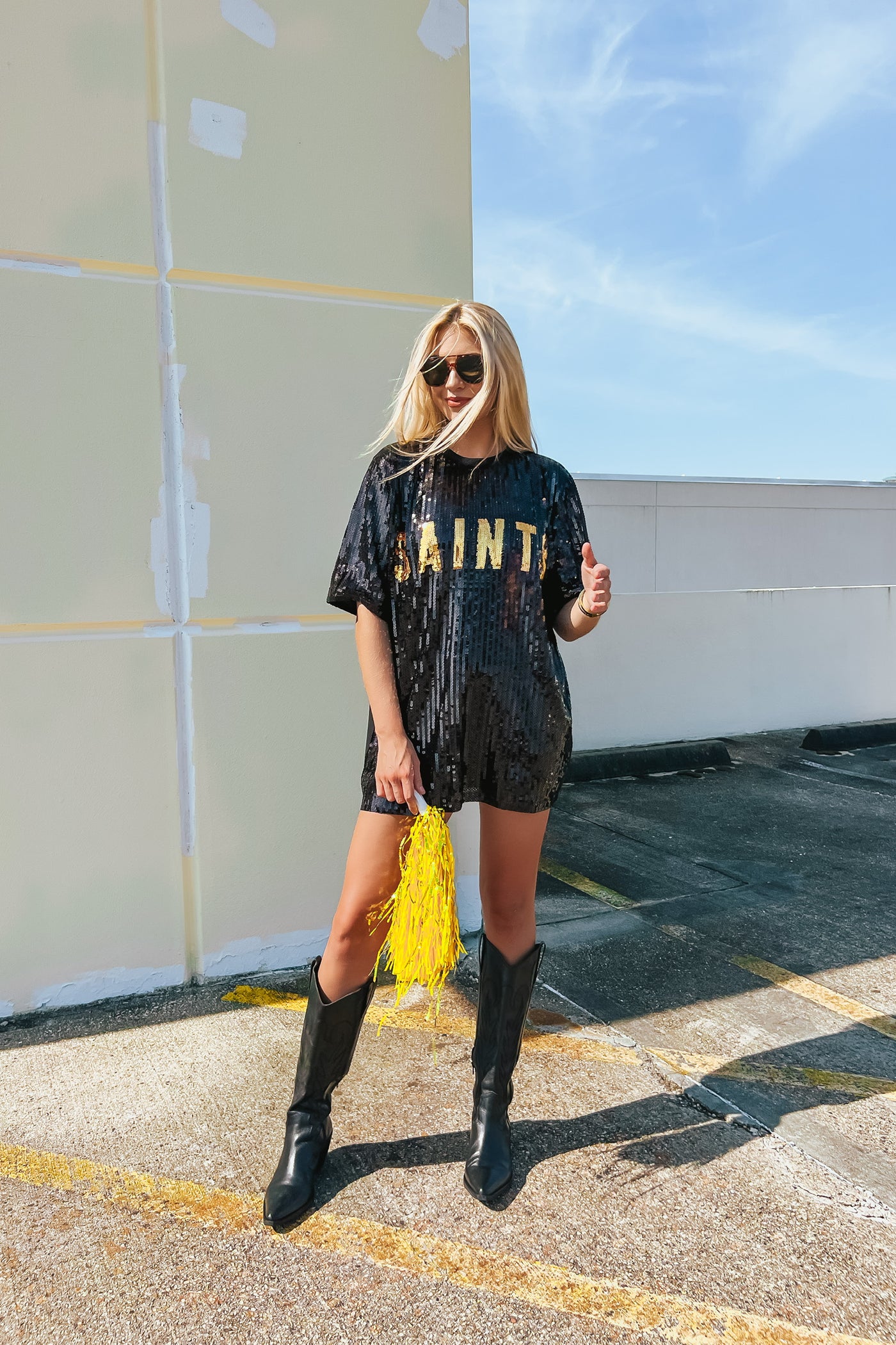 RESTOCK: Saints Sequin Dress