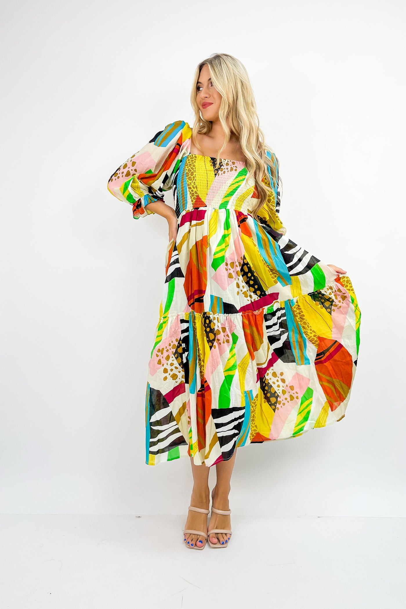Hit The Tropics Printed Maxi Dress