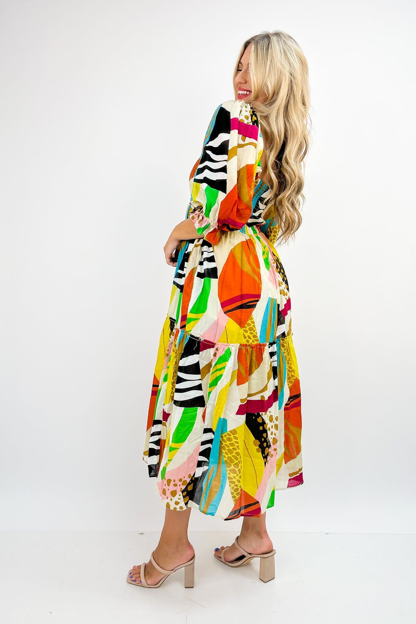 Hit The Tropics Printed Maxi Dress