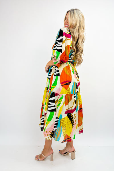 Hit The Tropics Printed Maxi Dress
