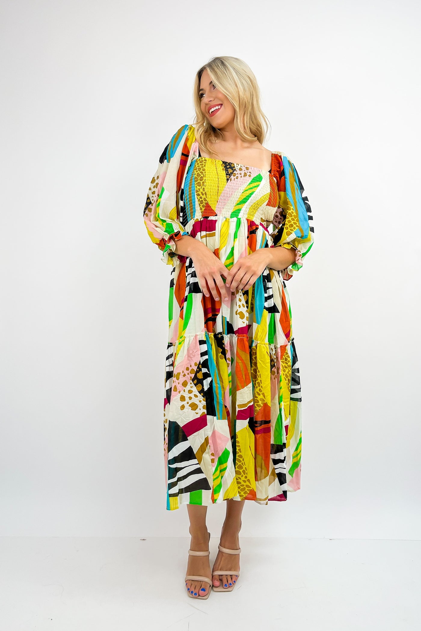 Hit The Tropics Printed Maxi Dress