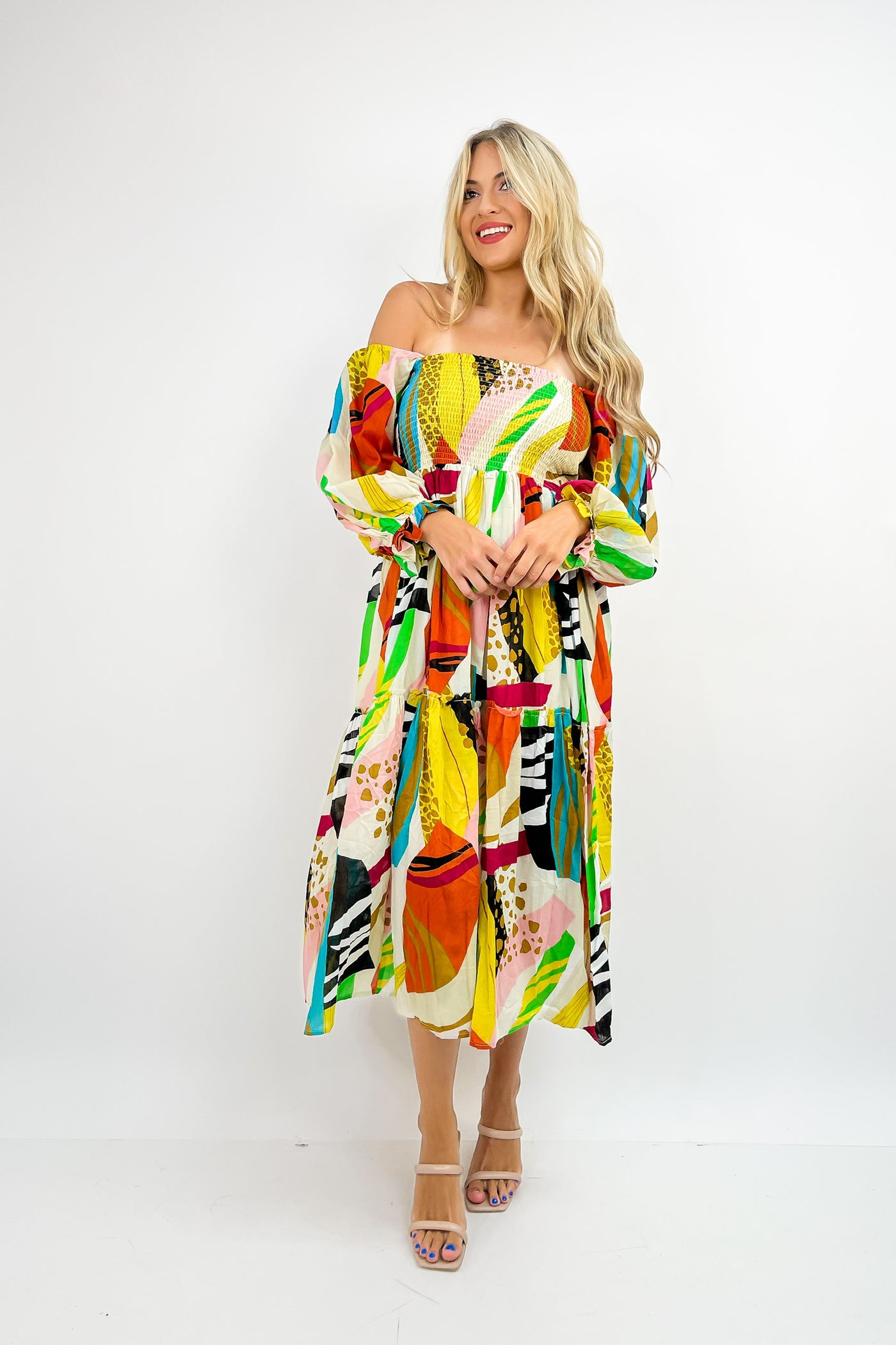 Hit The Tropics Printed Maxi Dress