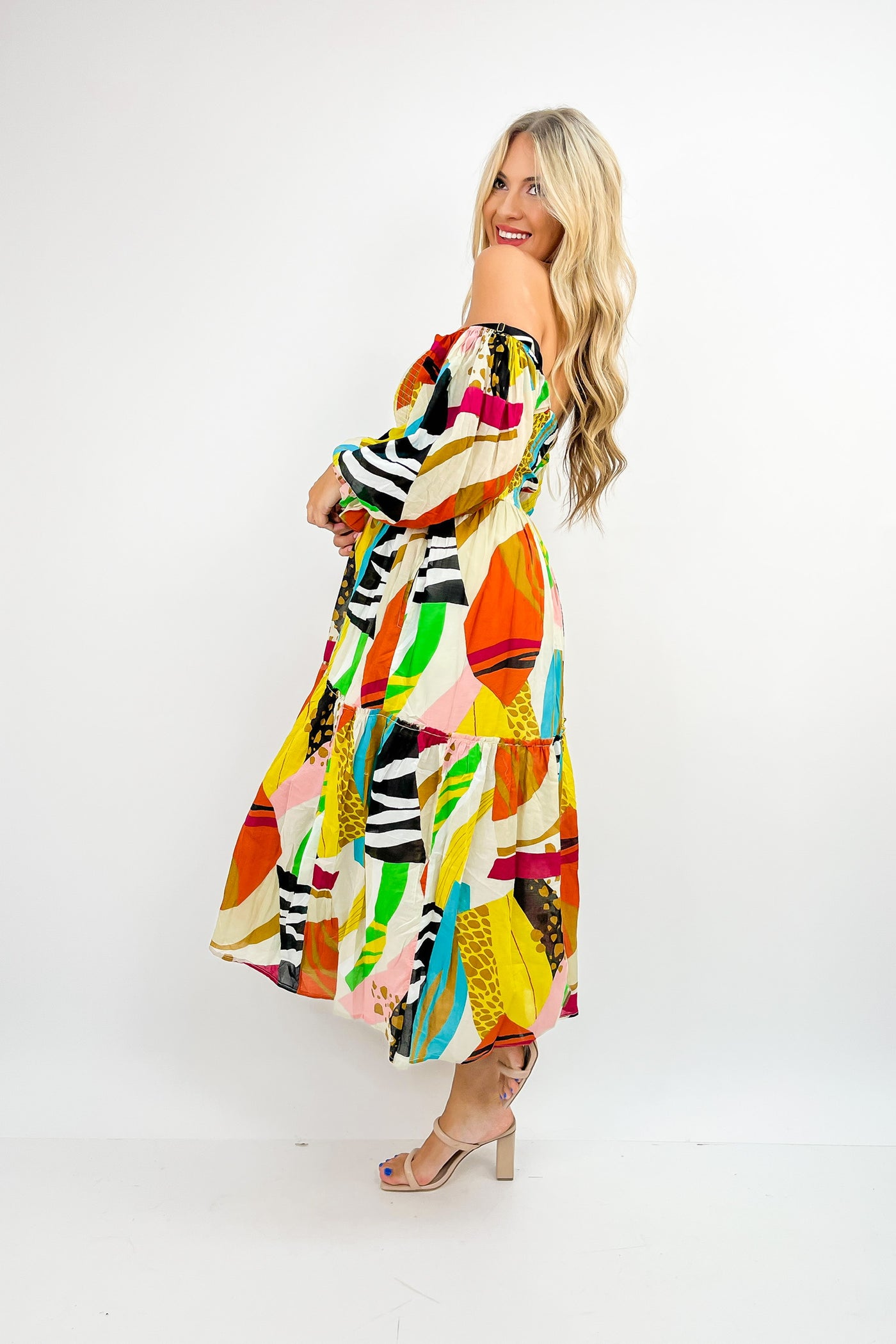 Hit The Tropics Printed Maxi Dress