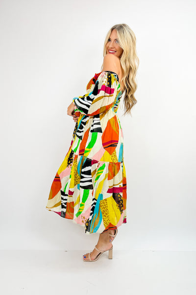 Hit The Tropics Printed Maxi Dress