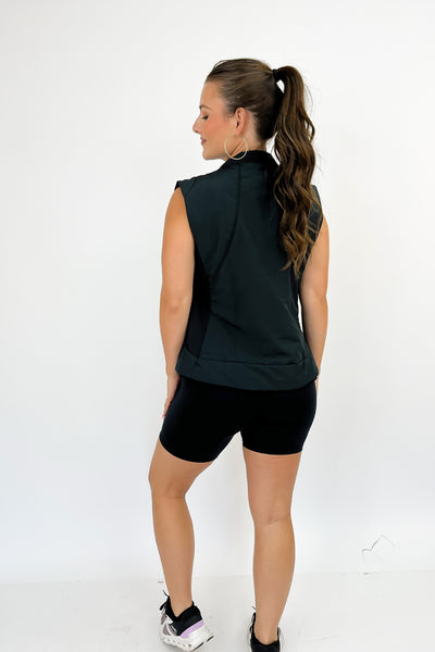 Just So Jovial Fitted Puffer Vest