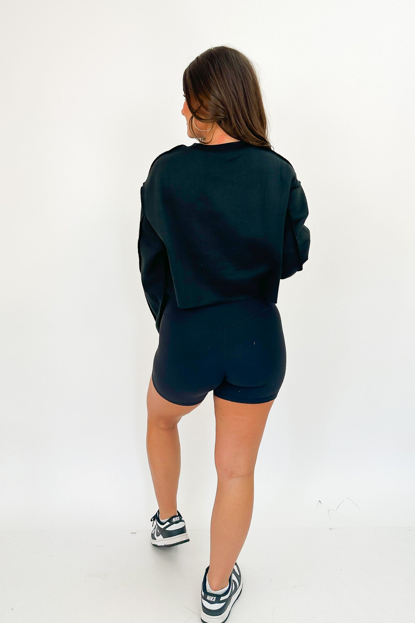 Typically Basic Oversized Crop Sweatshirt