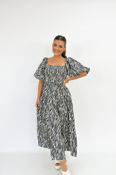 Stroll The Avenue Dress