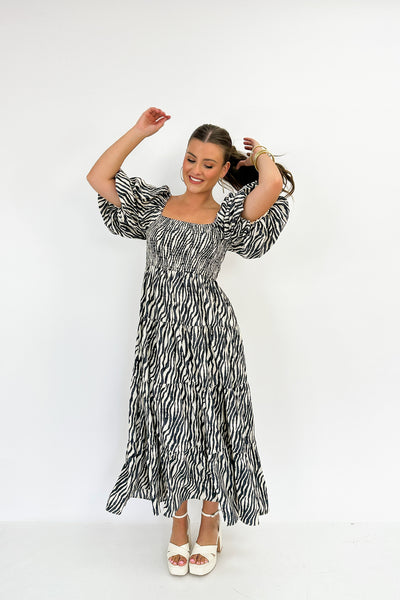 Stroll The Avenue Dress