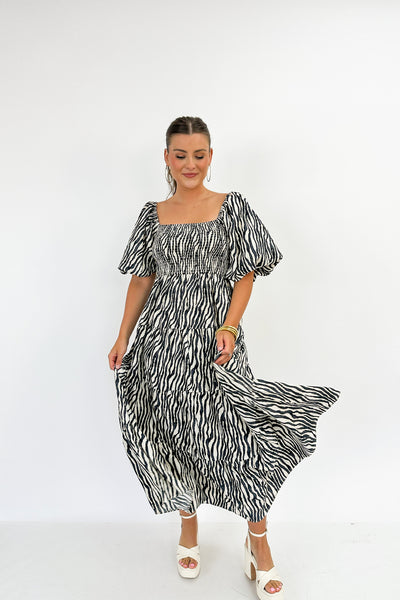Stroll The Avenue Dress