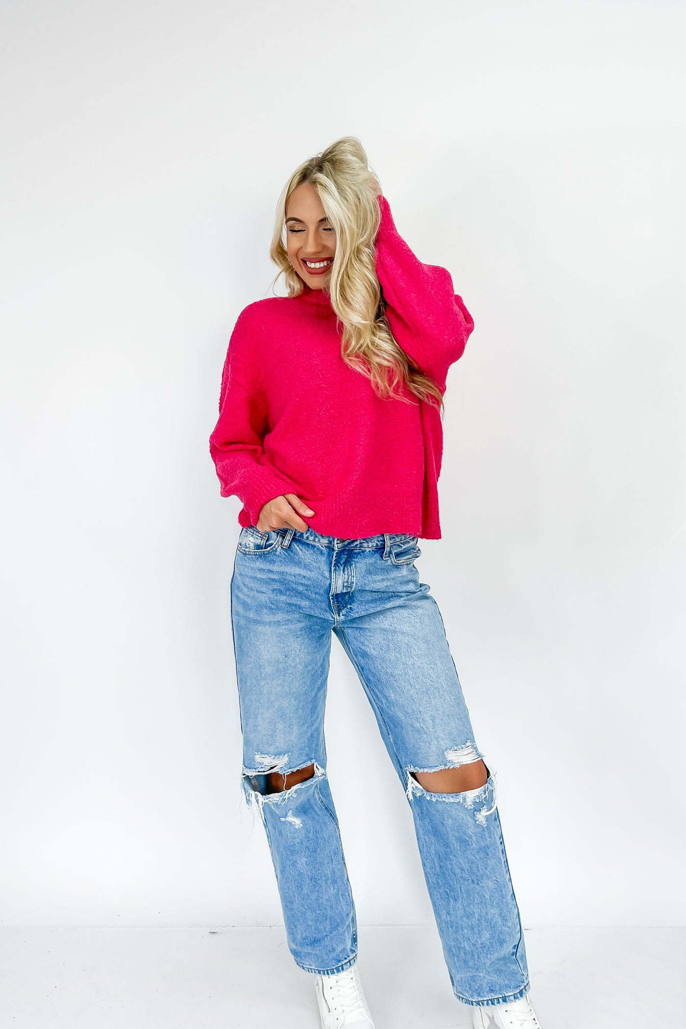 Finding Contentment Knit Sweater