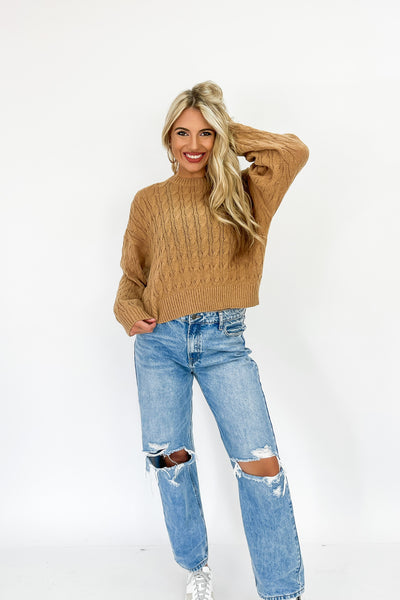 Clean Break Knit Sweater