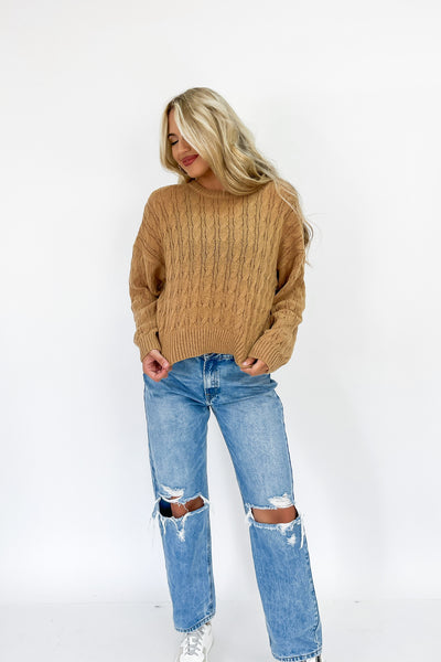 Clean Break Knit Sweater