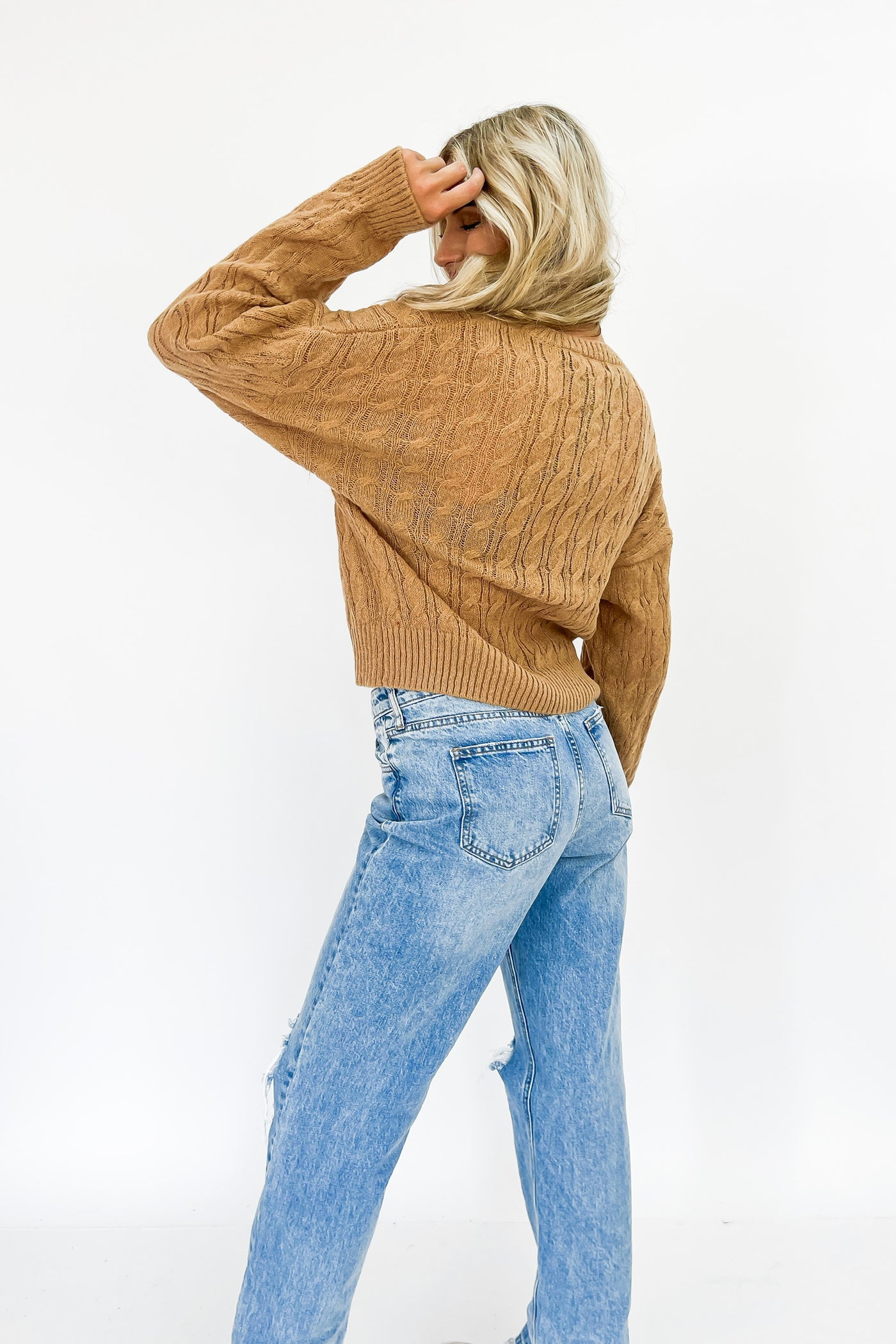 Clean Break Knit Sweater