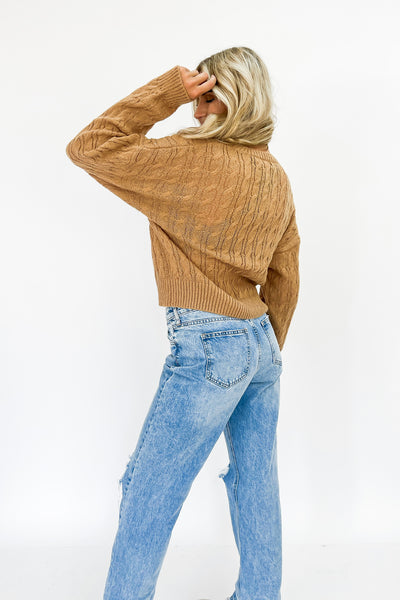 Clean Break Knit Sweater