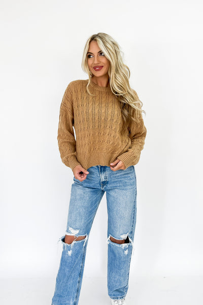 Clean Break Knit Sweater