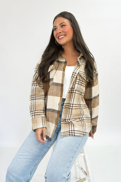 Everyday Enjoyment Plaid Jacket