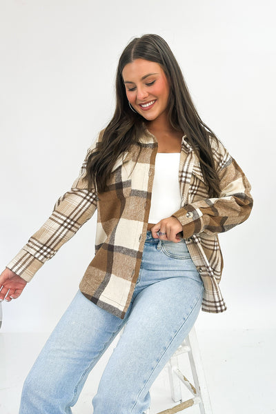 Everyday Enjoyment Plaid Jacket