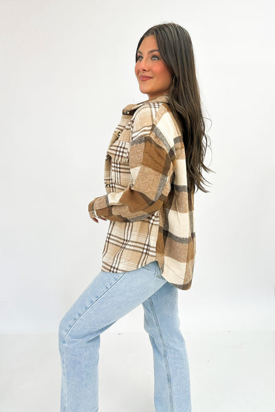 Everyday Enjoyment Plaid Jacket