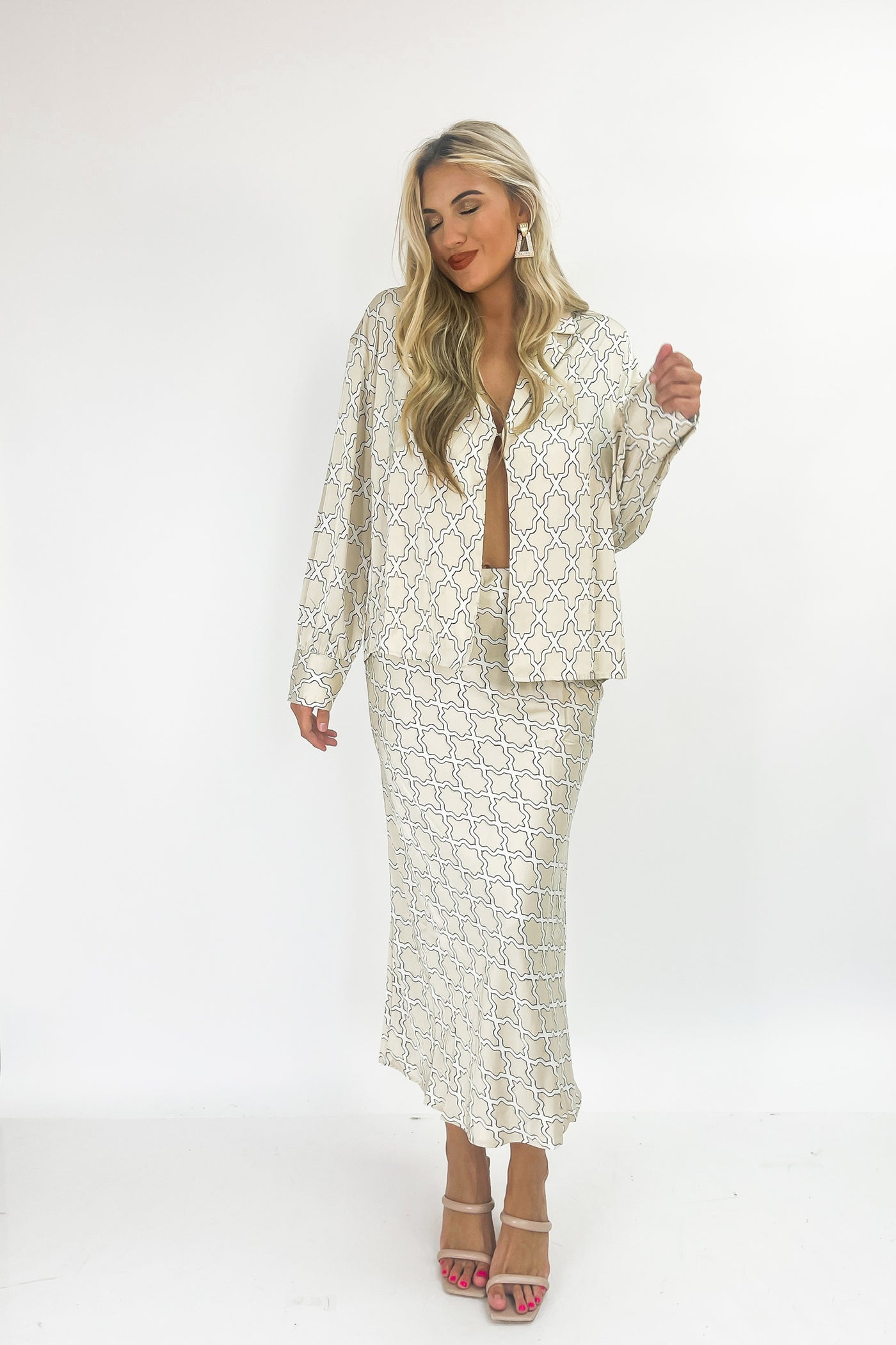 Making Life Easy Satin Top