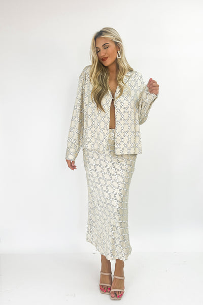 Making Life Easy Satin Top