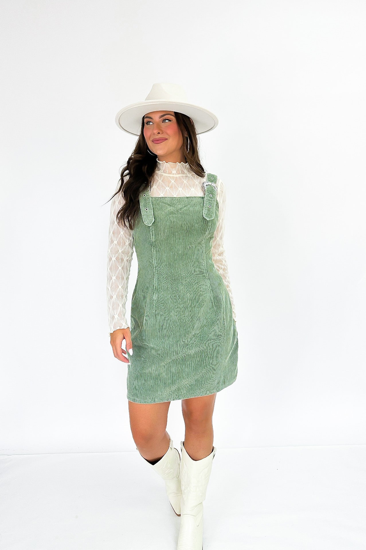 Cowboy Crazy Overall Dress