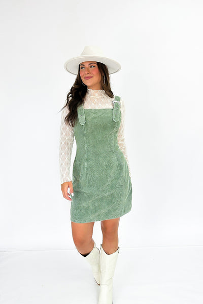 Cowboy Crazy Overall Dress