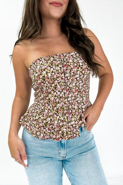 Daisy Corduroy Corset Top