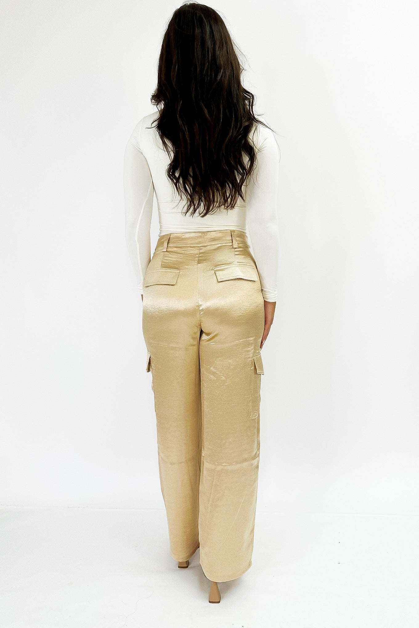 Pay No Mind High Rise Cargo Pant