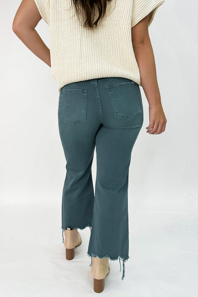 Live For The Moment Crop Jeans