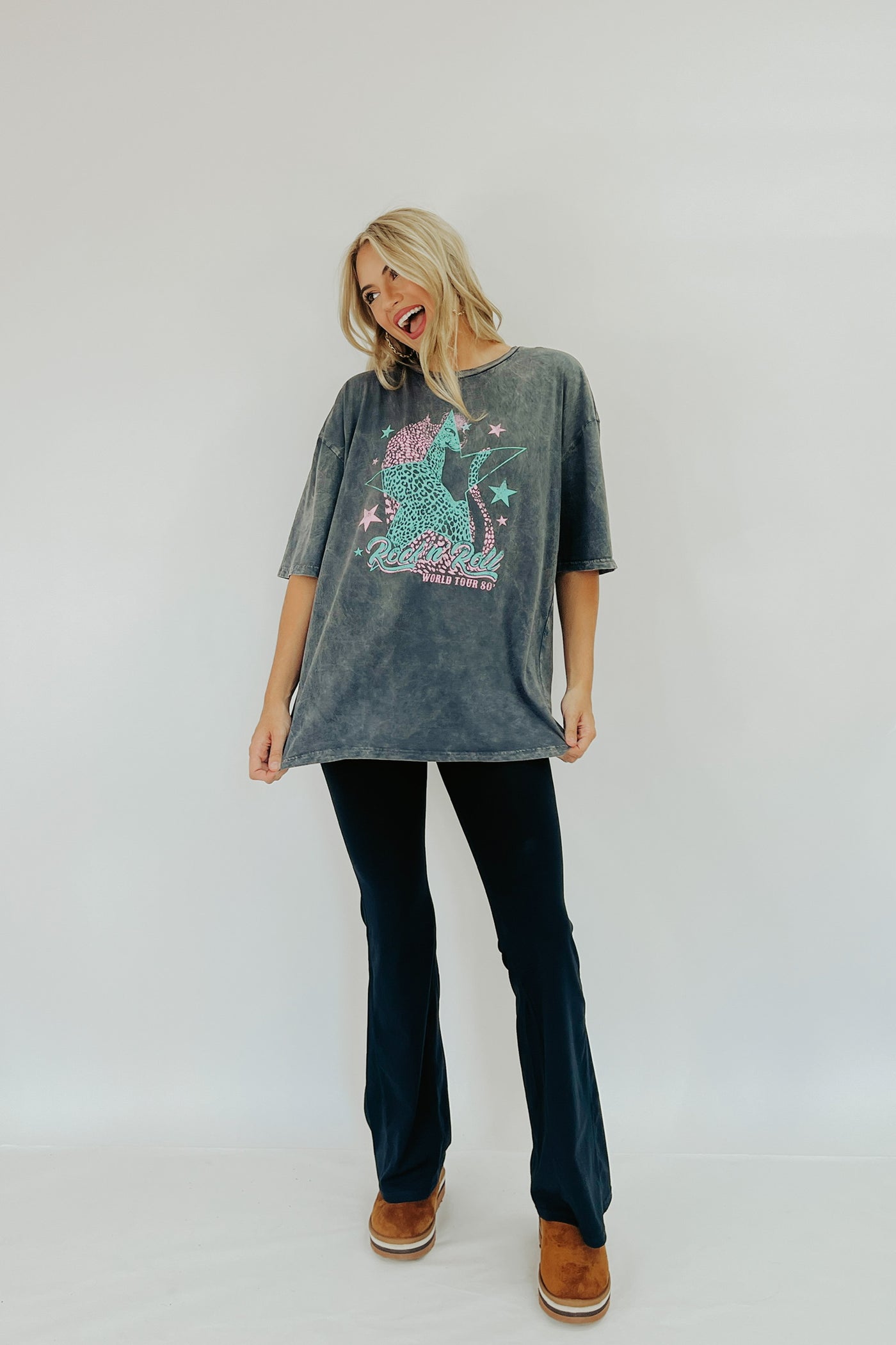 Star Leopard 80s Graphic Tee