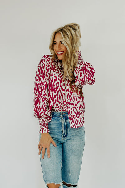 Wildly Gorgeous Satin Blouse