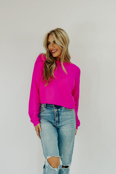 Like A Warm Hug Cropped Sweater