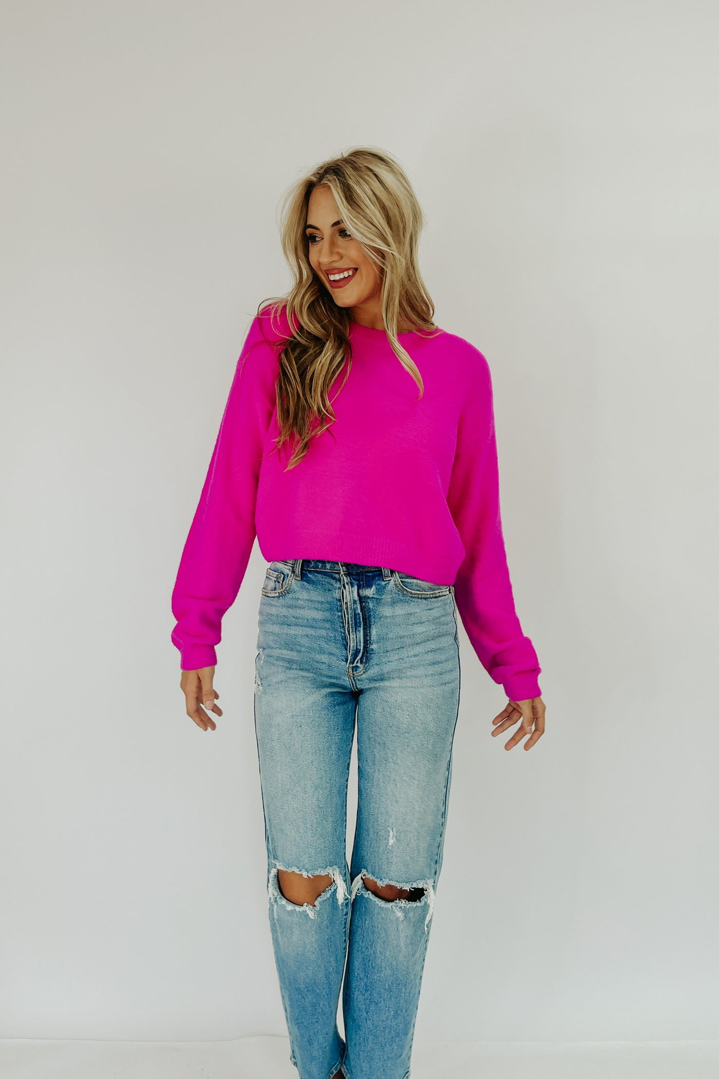Like A Warm Hug Cropped Sweater