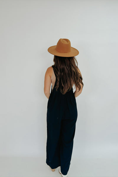 Living Freely Linen Overalls