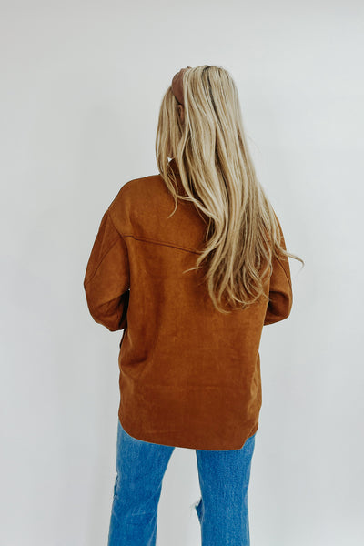 Carry On Faux Suede Shacket