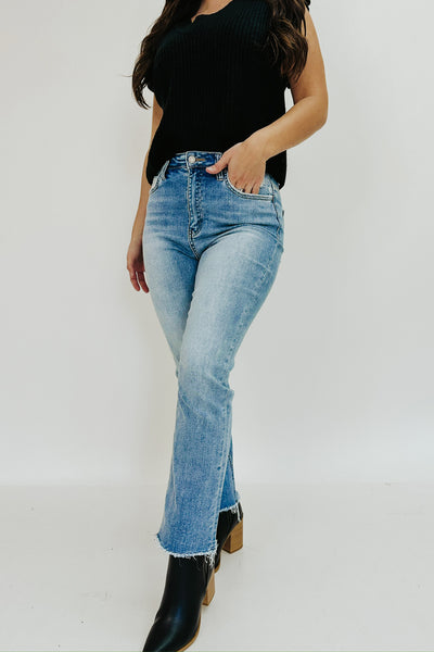 Shirley Super High Rise Slim Crop Jeans