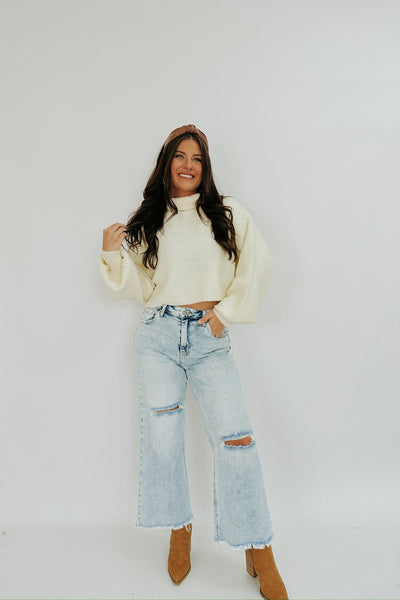 RESTOCK: Balboa High Rise Frayed Jeans