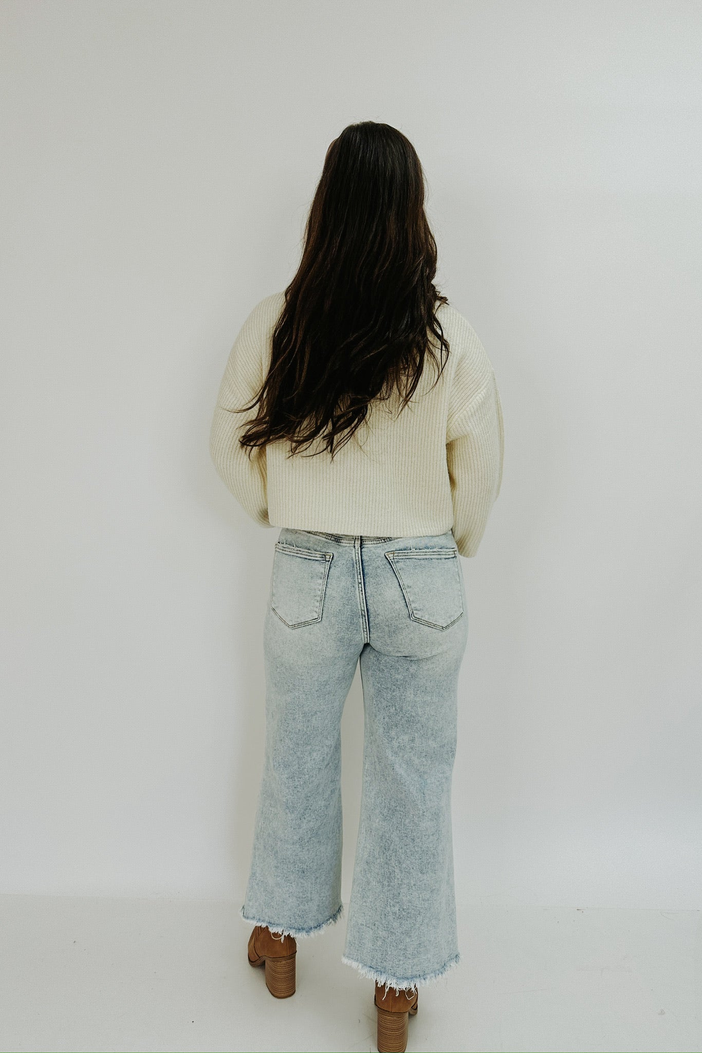 RESTOCK: Balboa High Rise Frayed Jeans