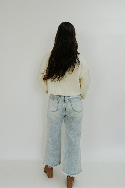 RESTOCK: Balboa High Rise Frayed Jeans
