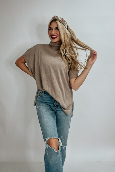 Sincerely Snuggly Poncho Top