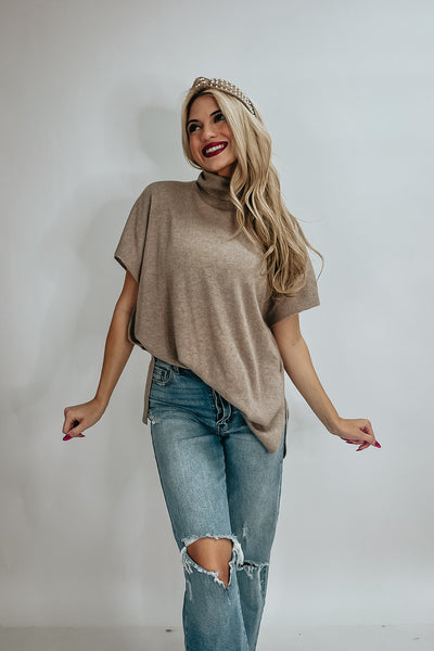 Sincerely Snuggly Poncho Top