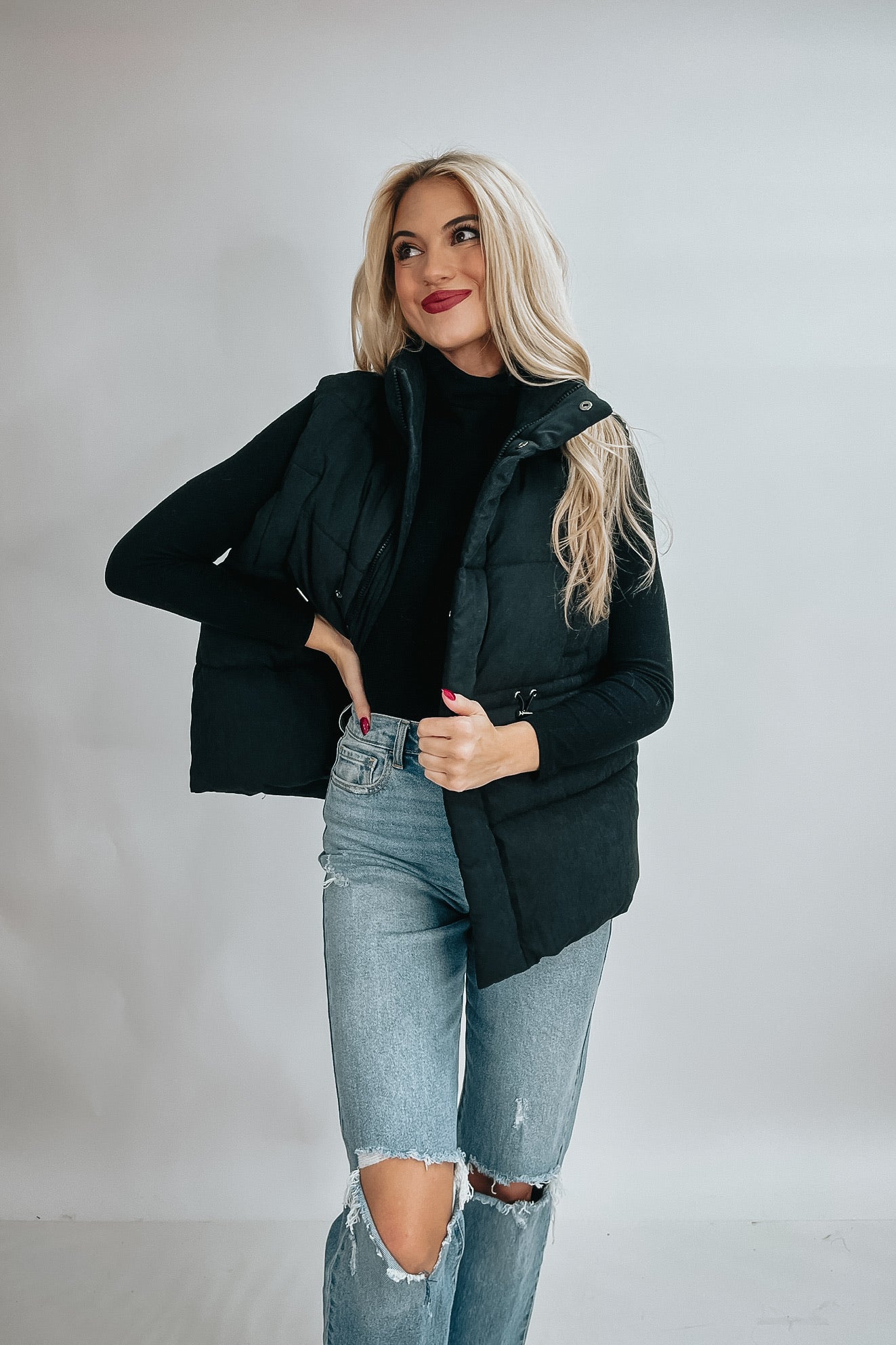 Effortless Icon Quilted Puffer Vest