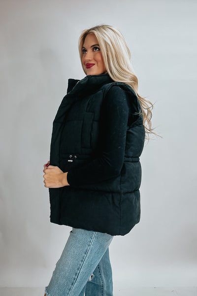 Effortless Icon Quilted Puffer Vest
