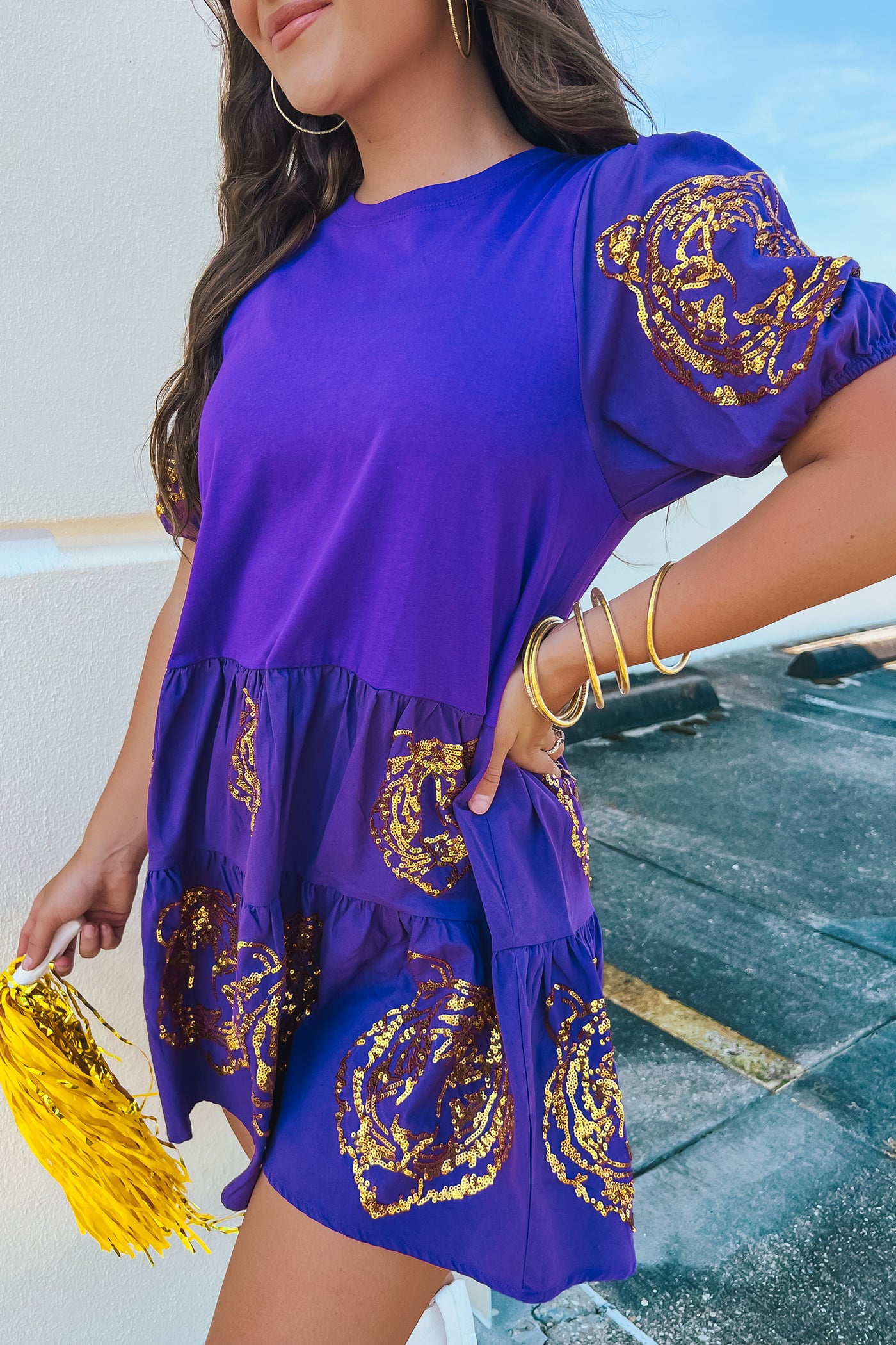 The Tiger Sequin Dress