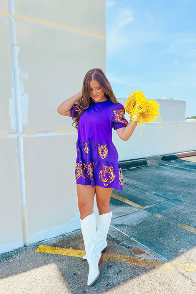 The Tiger Sequin Dress