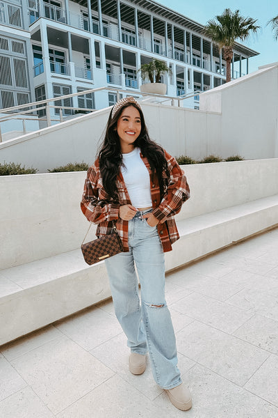 Autumn Nights Plaid Shacket