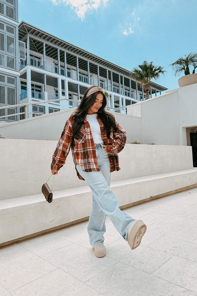Autumn Nights Plaid Shacket