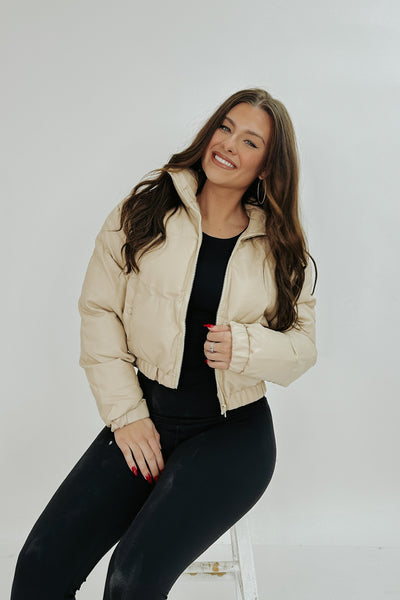 Cloud Nine Cutie Puffer Bomber Jacket