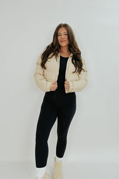 Cloud Nine Cutie Puffer Bomber Jacket
